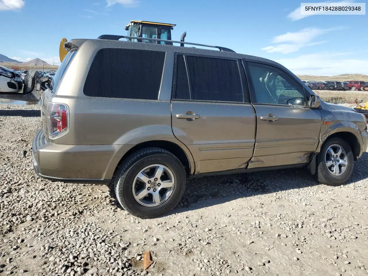 5FNYF18428B029348 2008 Honda Pilot Ex