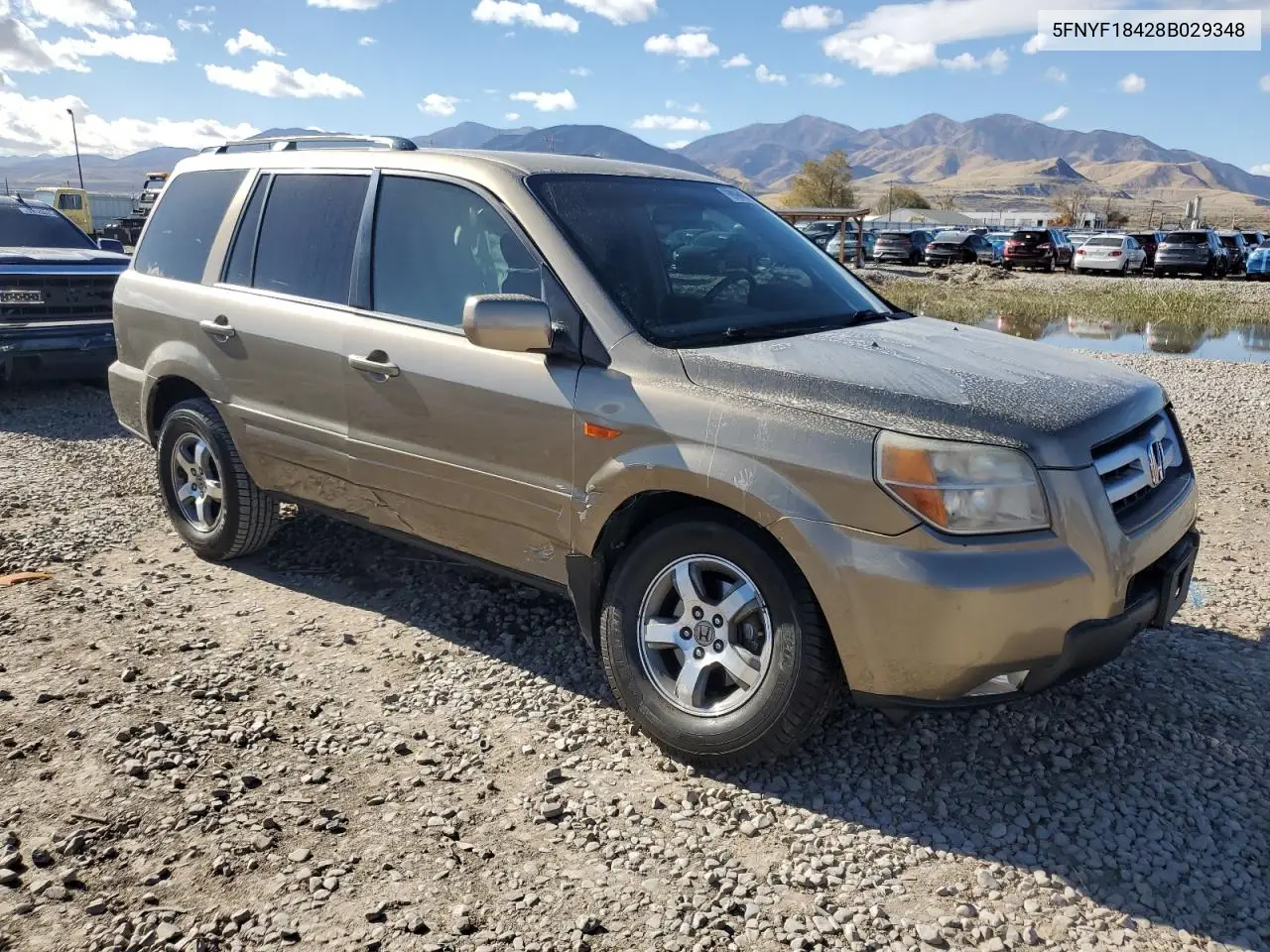 5FNYF18428B029348 2008 Honda Pilot Ex