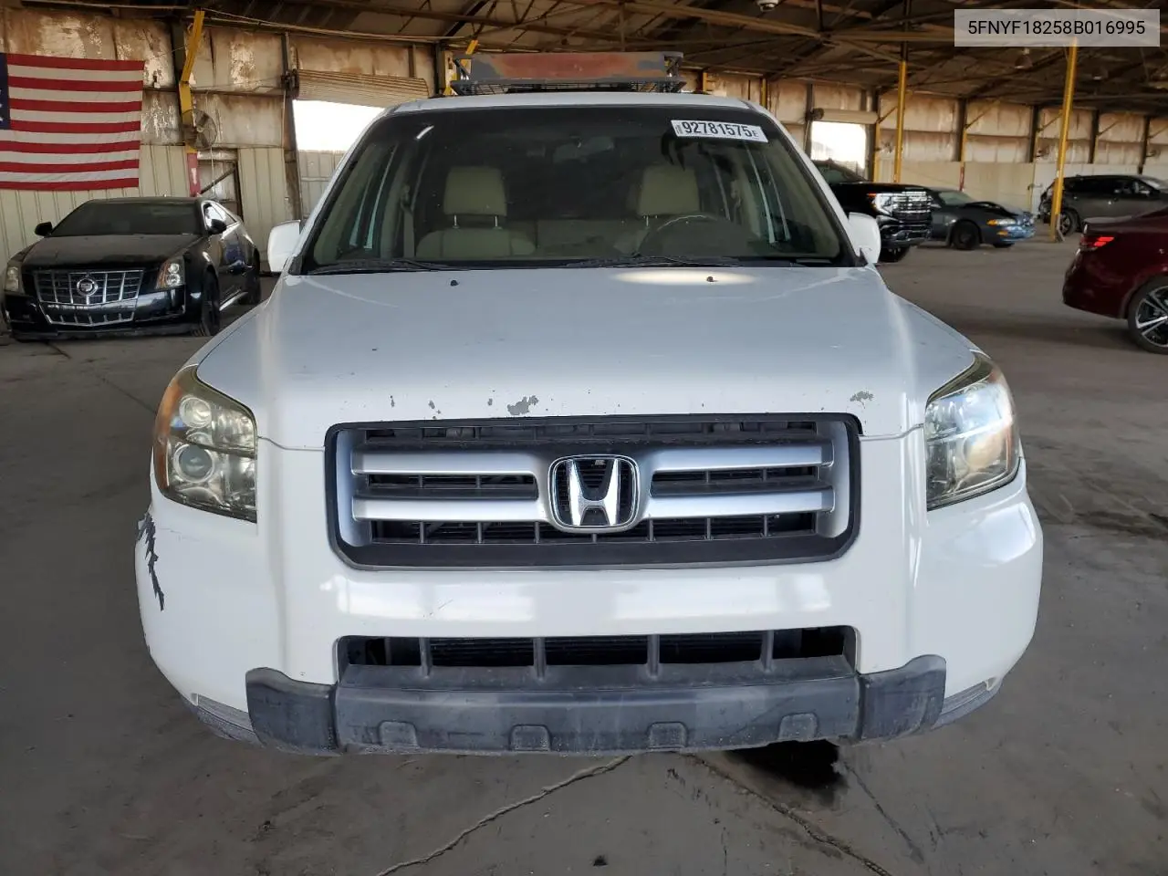 5FNYF18258B016995 2008 Honda Pilot Vp