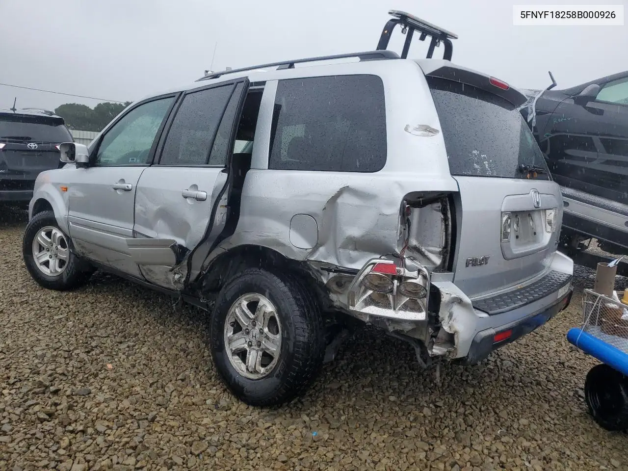 5FNYF18258B000926 2008 Honda Pilot Vp