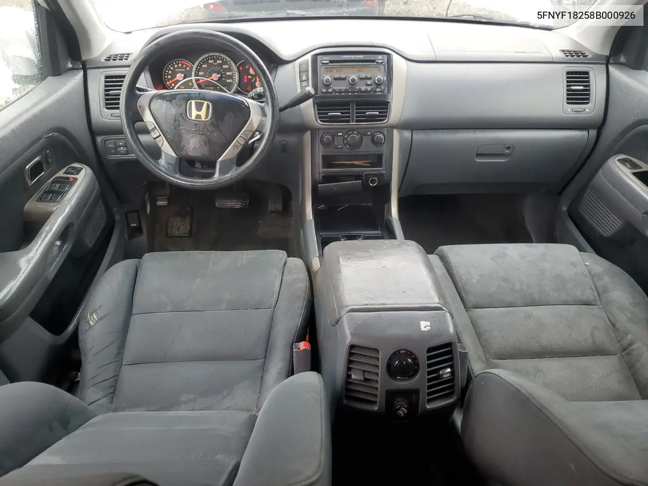 5FNYF18258B000926 2008 Honda Pilot Vp