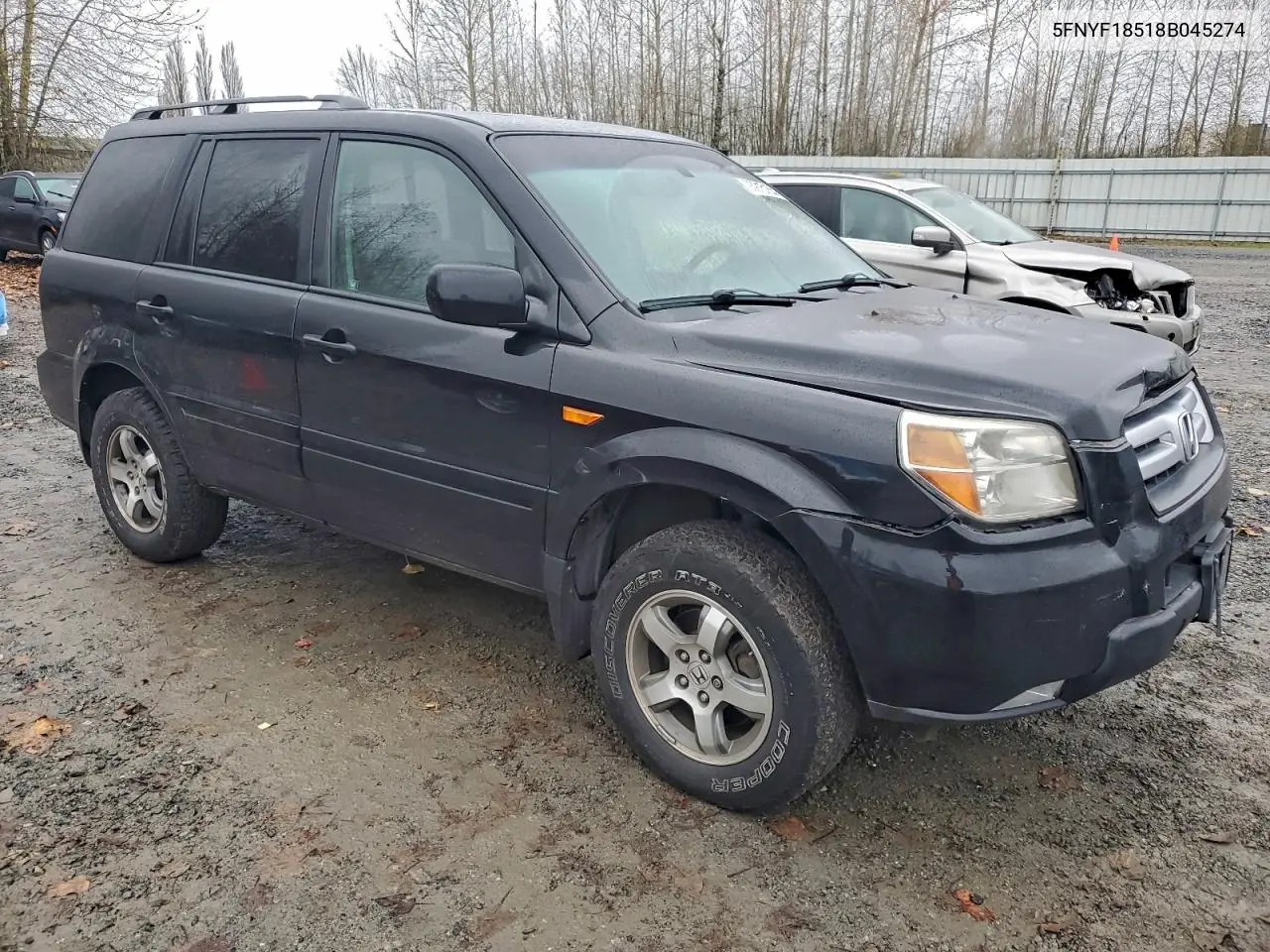 5FNYF18518B045274 2008 Honda Pilot Exl
