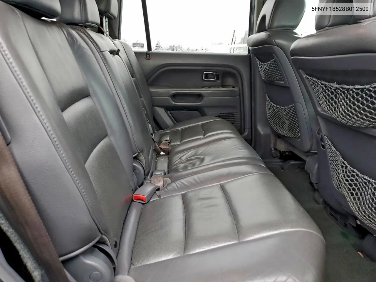 5FNYF18528B012509 2008 Honda Pilot Exl