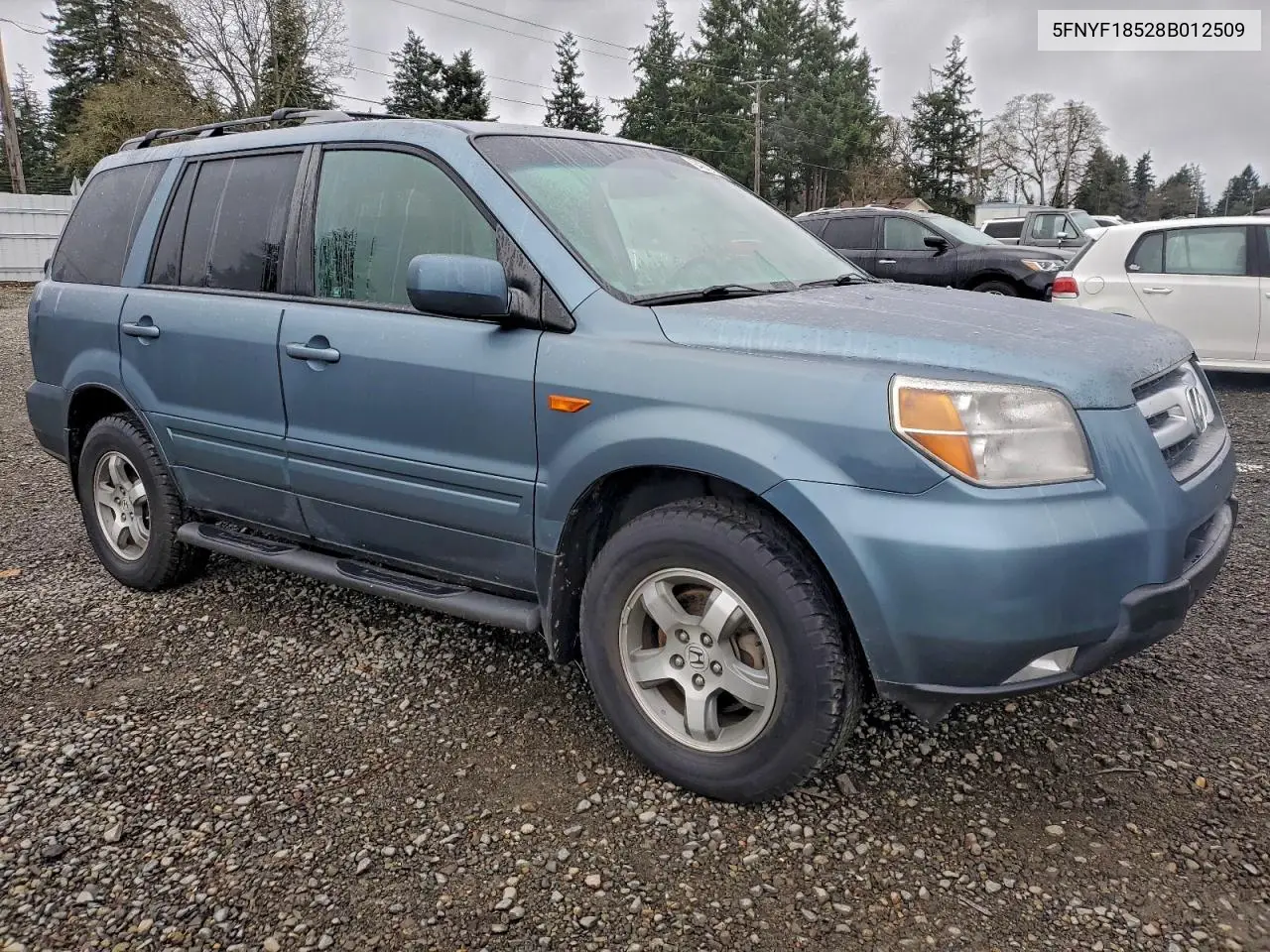 5FNYF18528B012509 2008 Honda Pilot Exl
