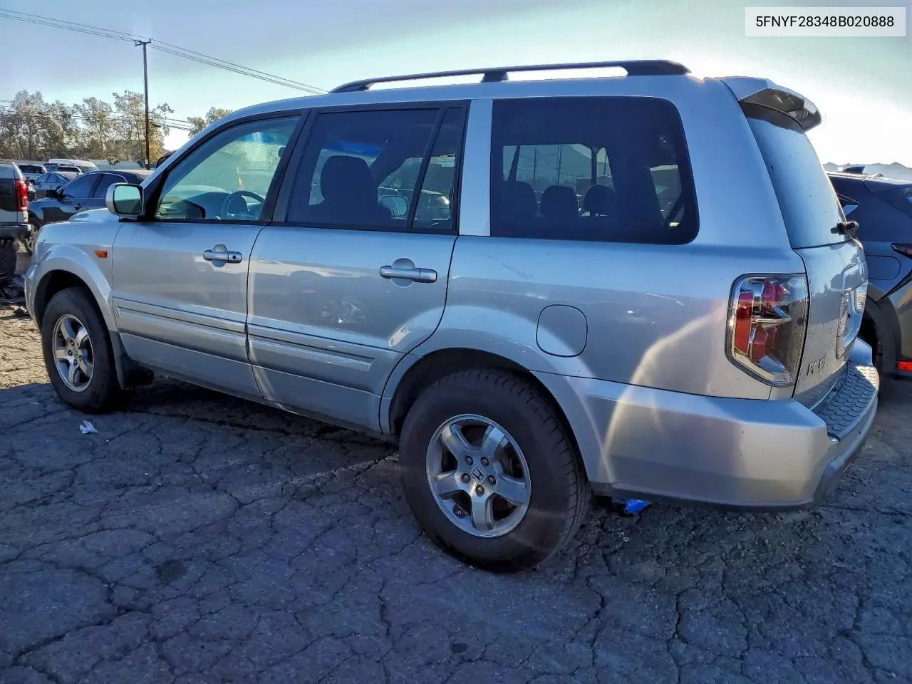 5FNYF28348B020888 2008 Honda Pilot Se