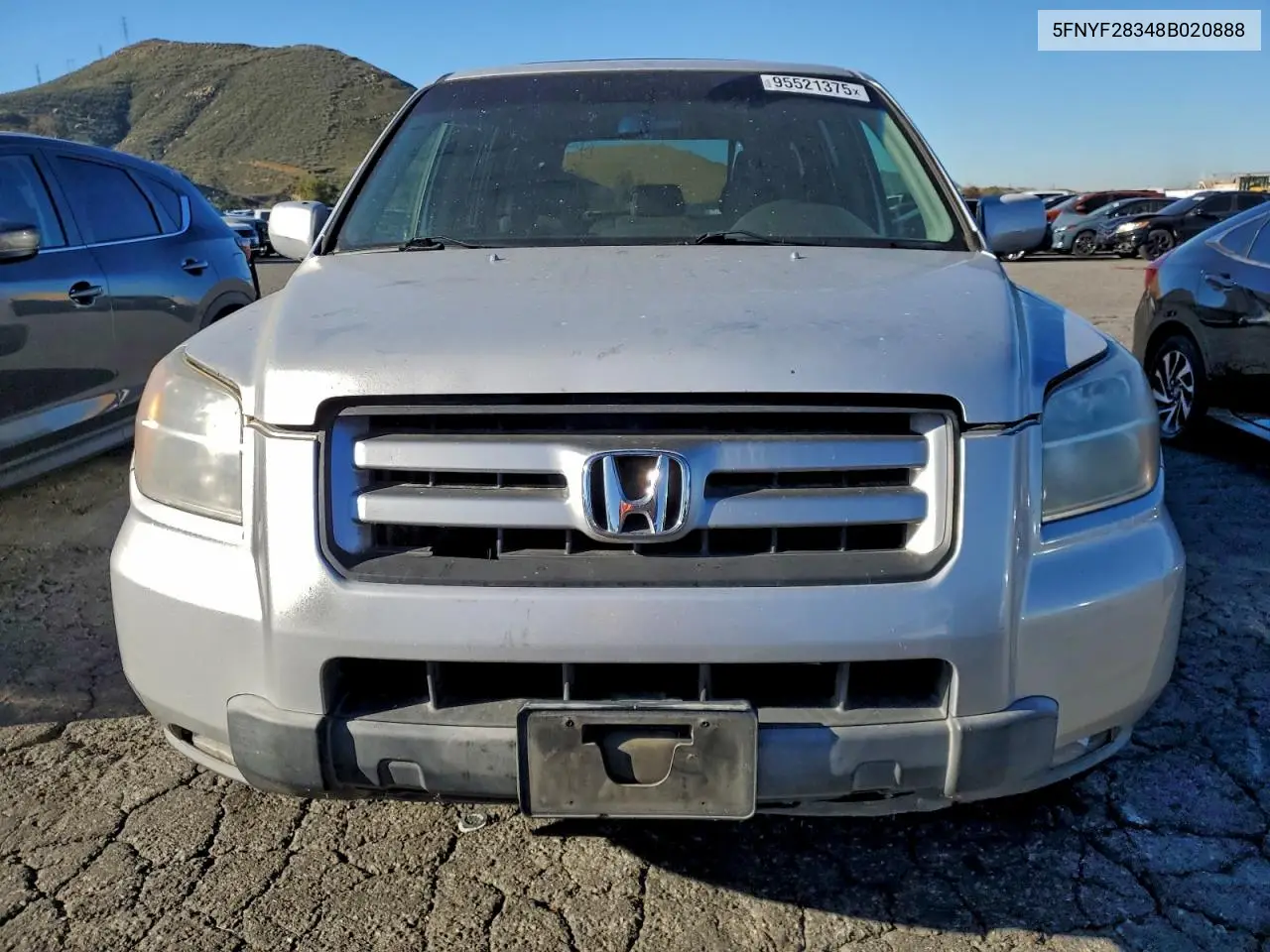 5FNYF28348B020888 2008 Honda Pilot Se