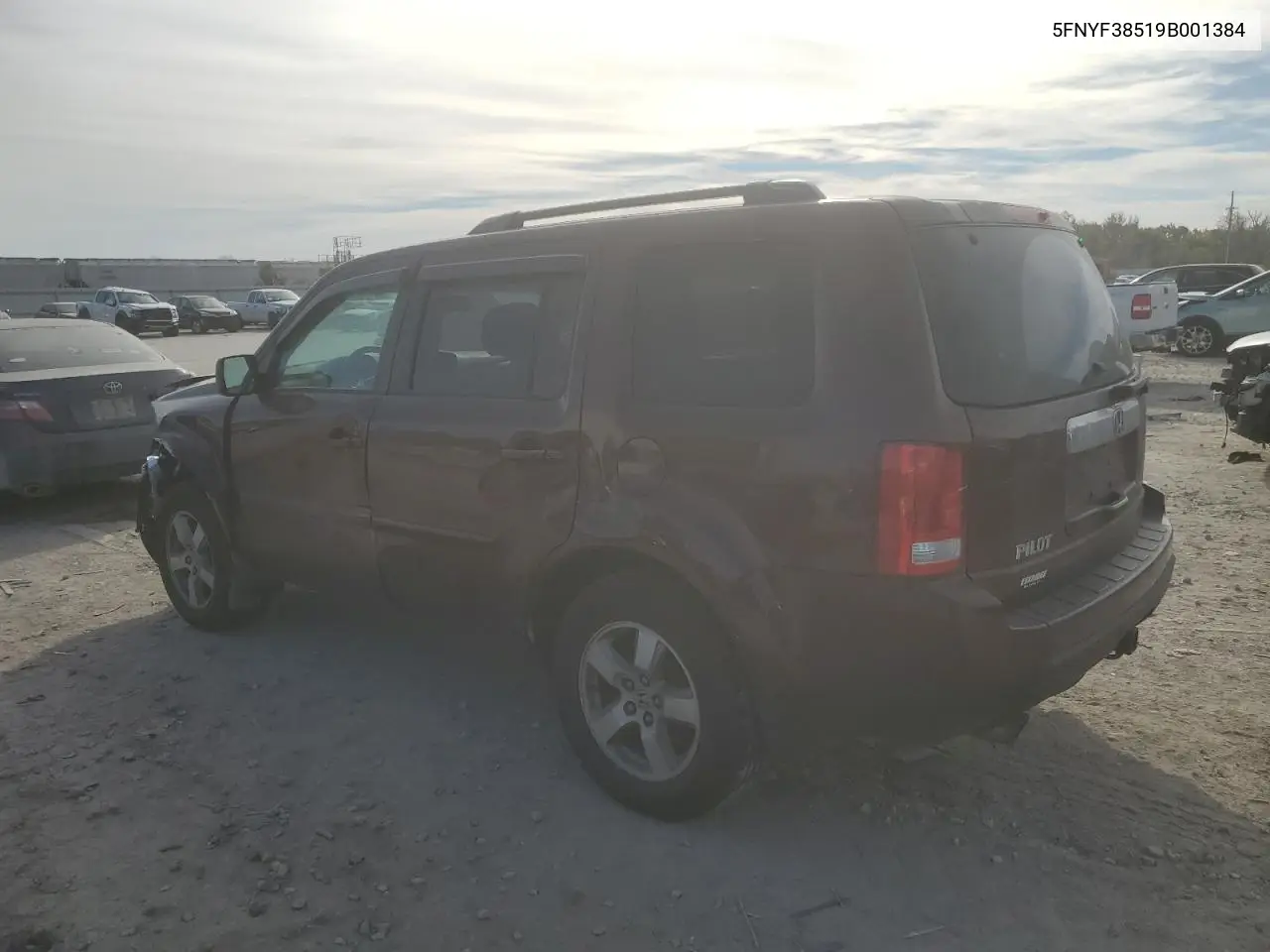 5FNYF38519B001384 2009 Honda Pilot Exl