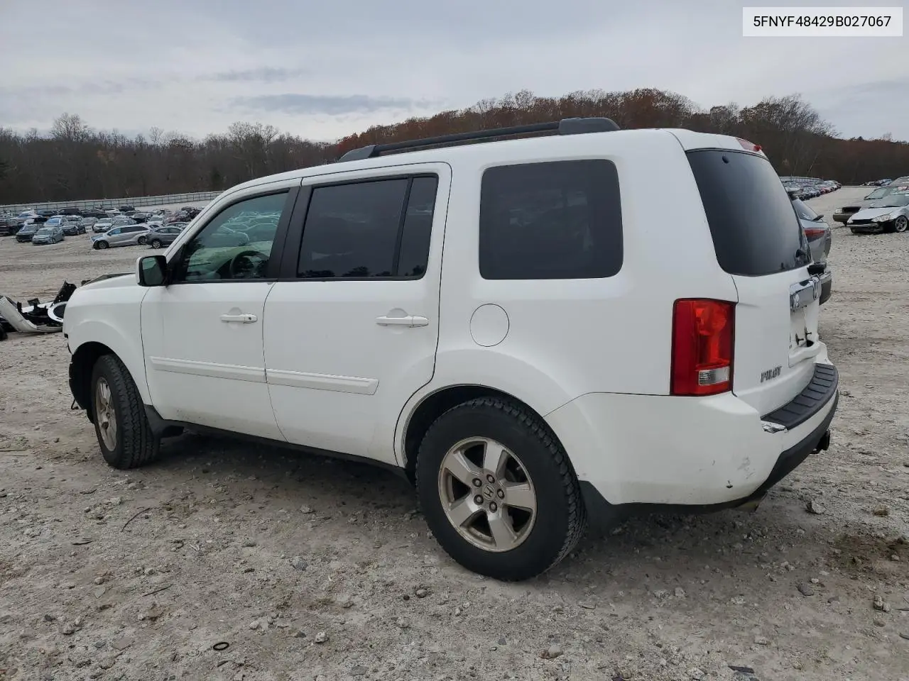 5FNYF48429B027067 2009 Honda Pilot Ex