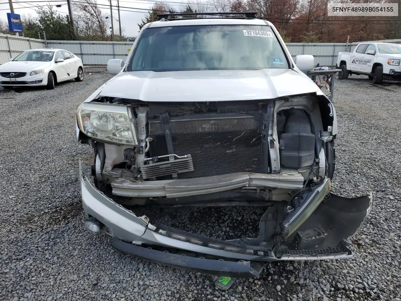 5FNYF48989B054155 2009 Honda Pilot Touring