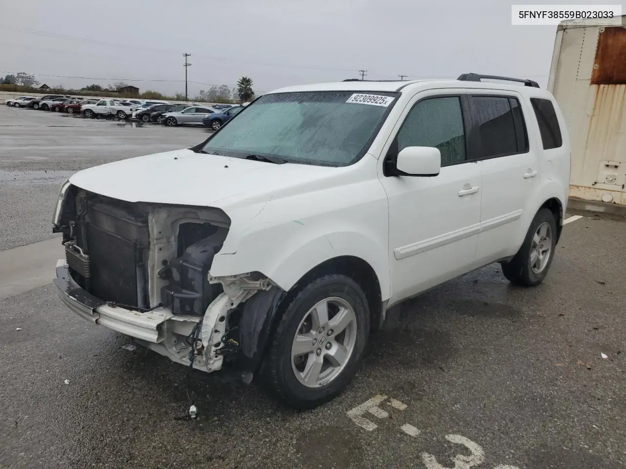 5FNYF38559B023033 2009 Honda Pilot Exl