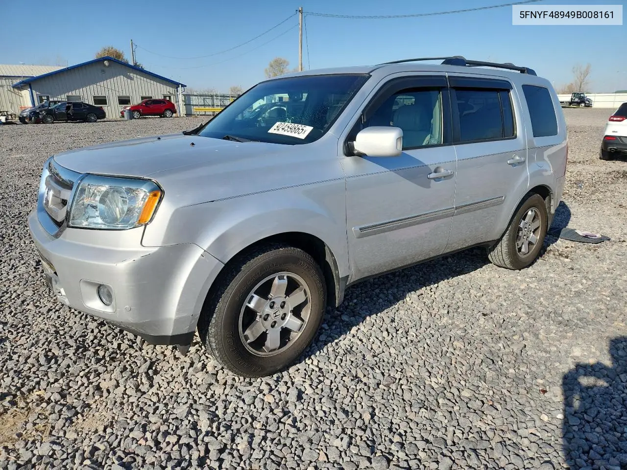 5FNYF48949B008161 2009 Honda Pilot Touring