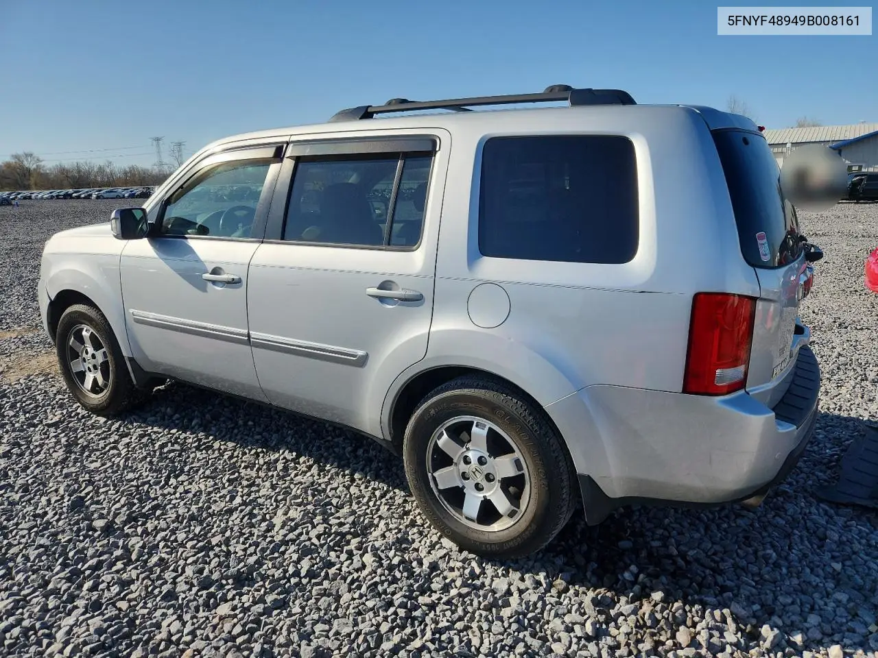 5FNYF48949B008161 2009 Honda Pilot Touring