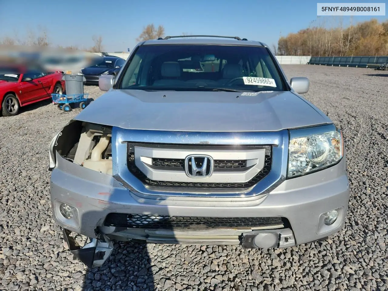 5FNYF48949B008161 2009 Honda Pilot Touring