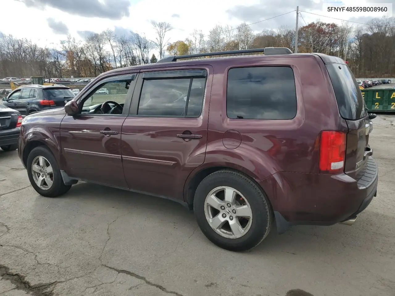 5FNYF48559B008960 2009 Honda Pilot Exl