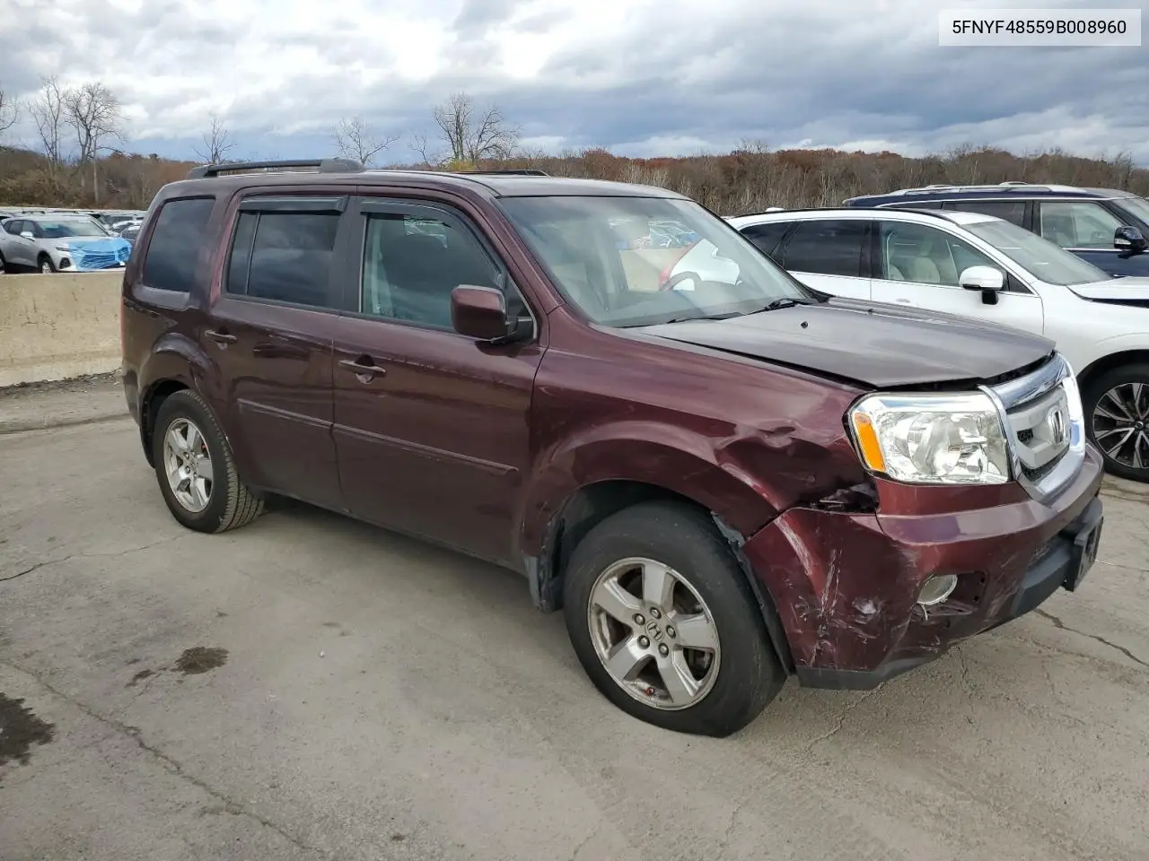5FNYF48559B008960 2009 Honda Pilot Exl