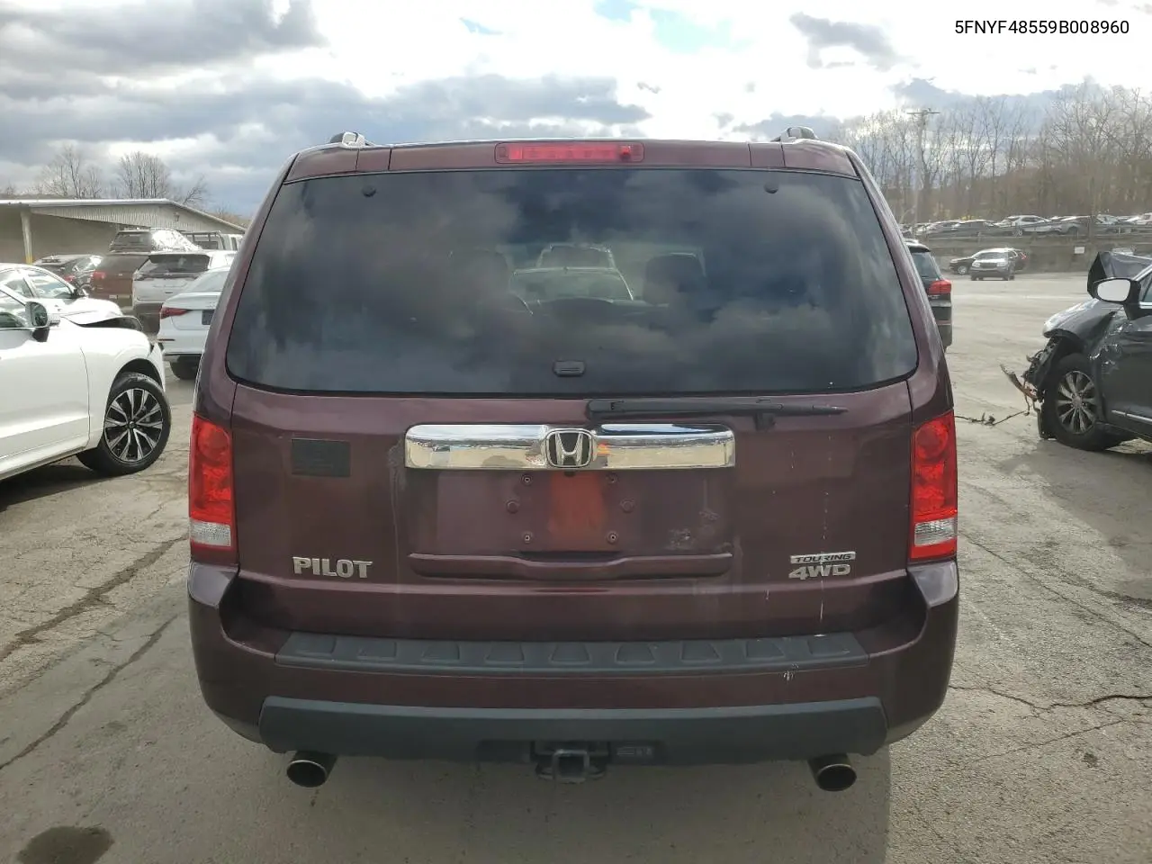5FNYF48559B008960 2009 Honda Pilot Exl