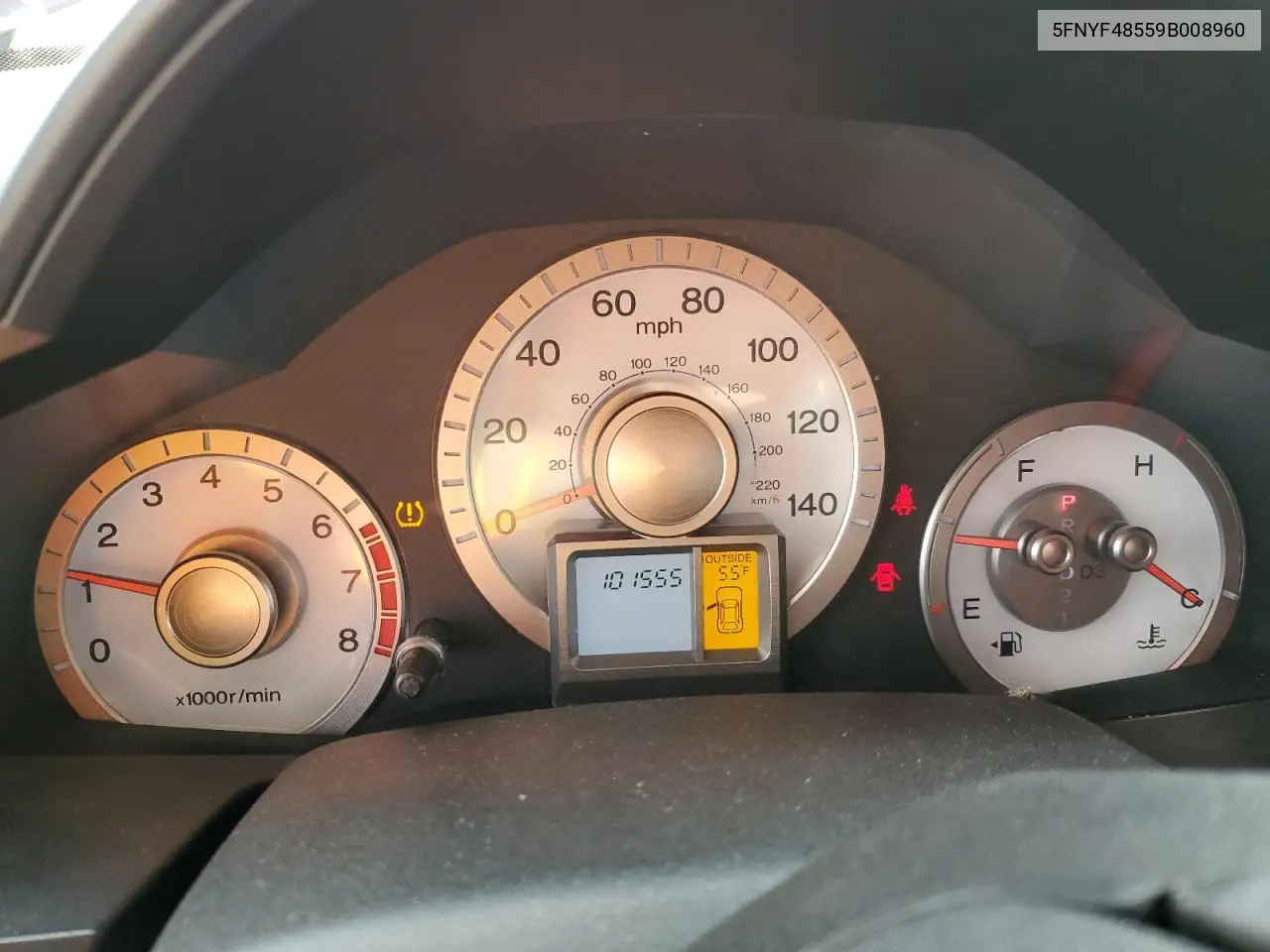 5FNYF48559B008960 2009 Honda Pilot Exl