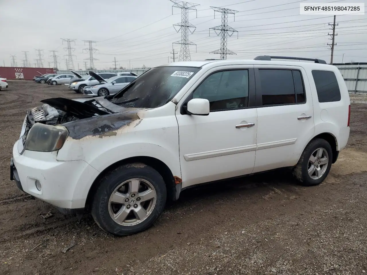 5FNYF48519B047285 2009 Honda Pilot Exl