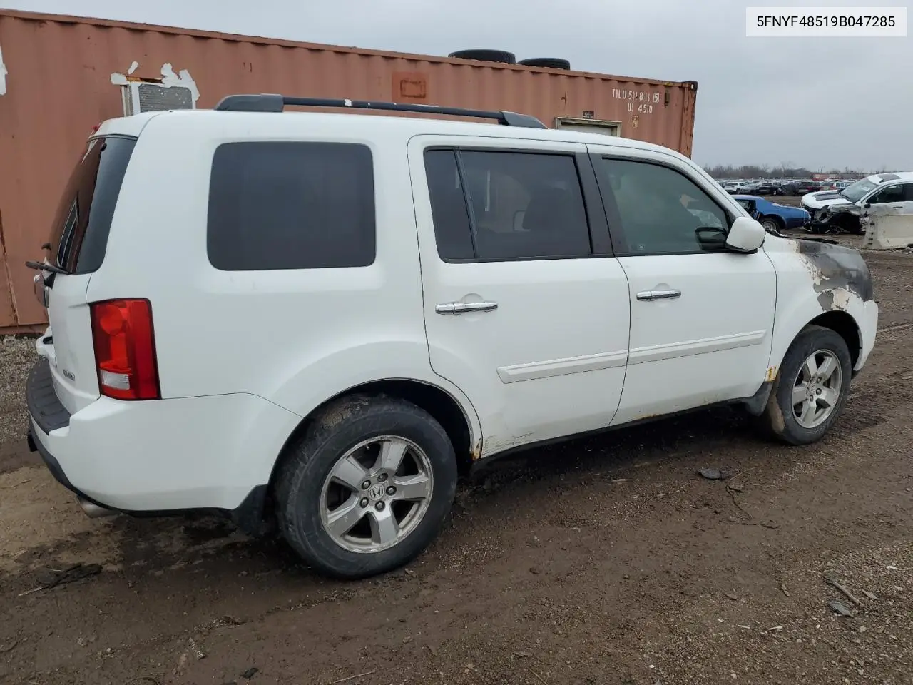 5FNYF48519B047285 2009 Honda Pilot Exl