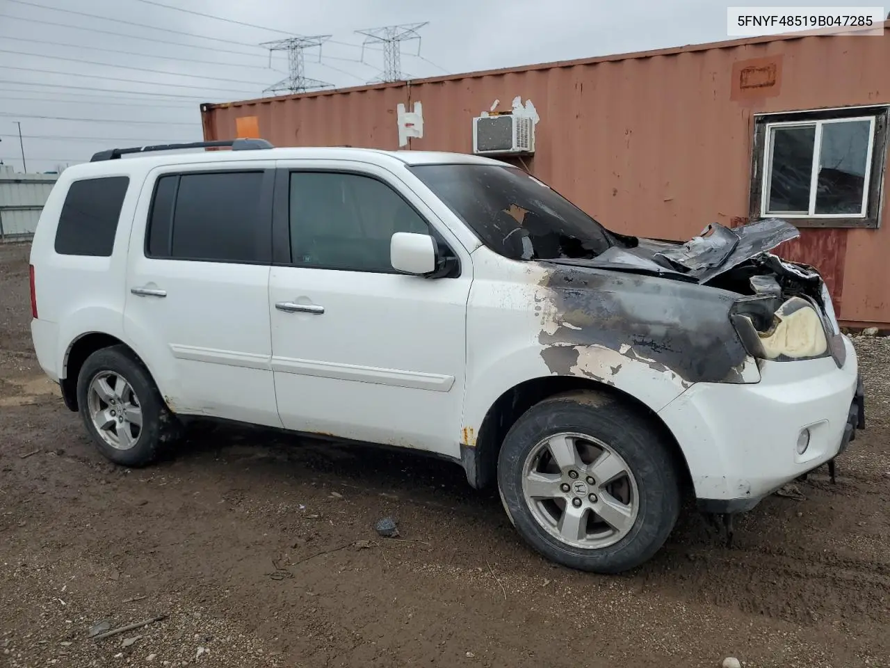 5FNYF48519B047285 2009 Honda Pilot Exl