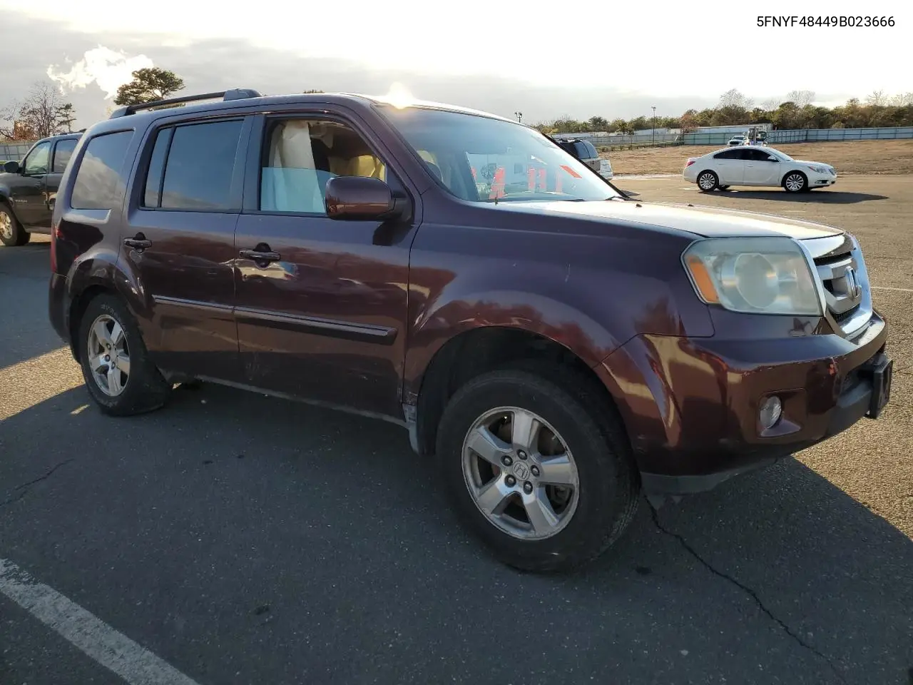 5FNYF48449B023666 2009 Honda Pilot Ex