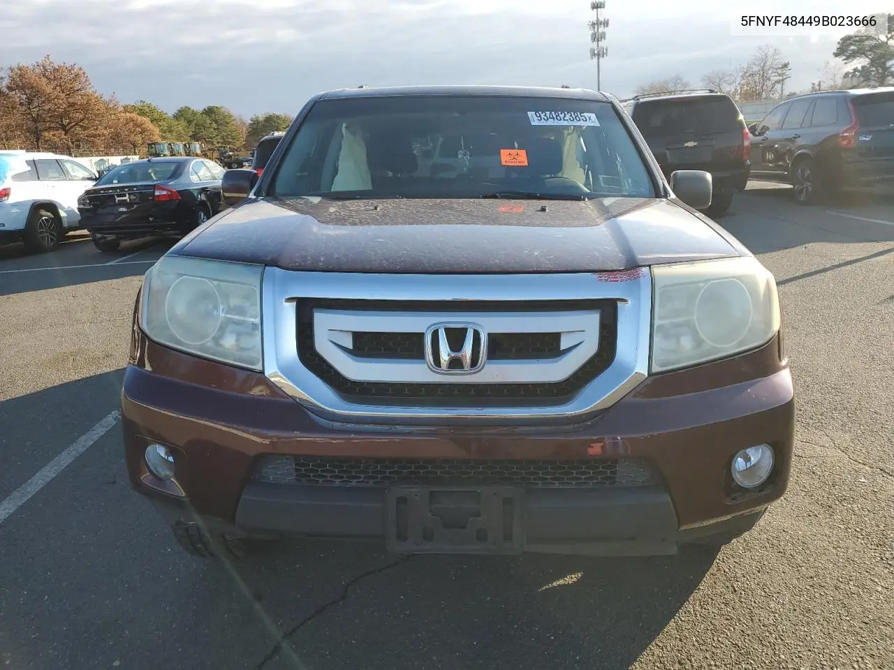 5FNYF48449B023666 2009 Honda Pilot Ex