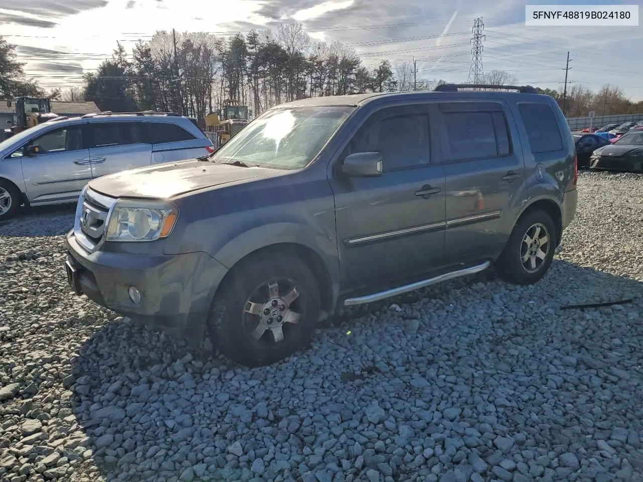 5FNYF48819B024180 2009 Honda Pilot Touring