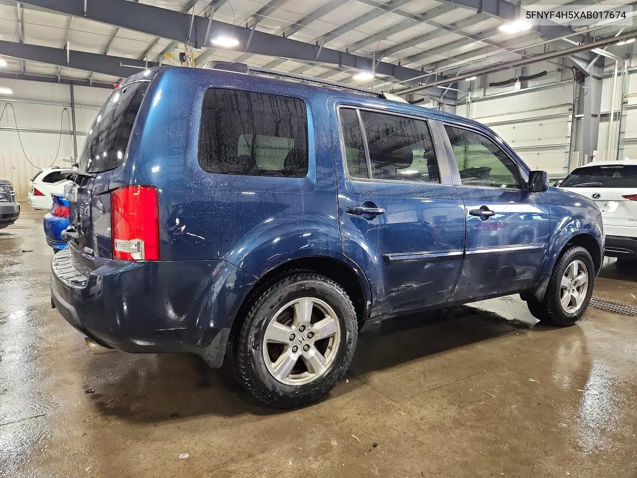 5FNYF4H5XAB017674 2010 Honda Pilot Exl