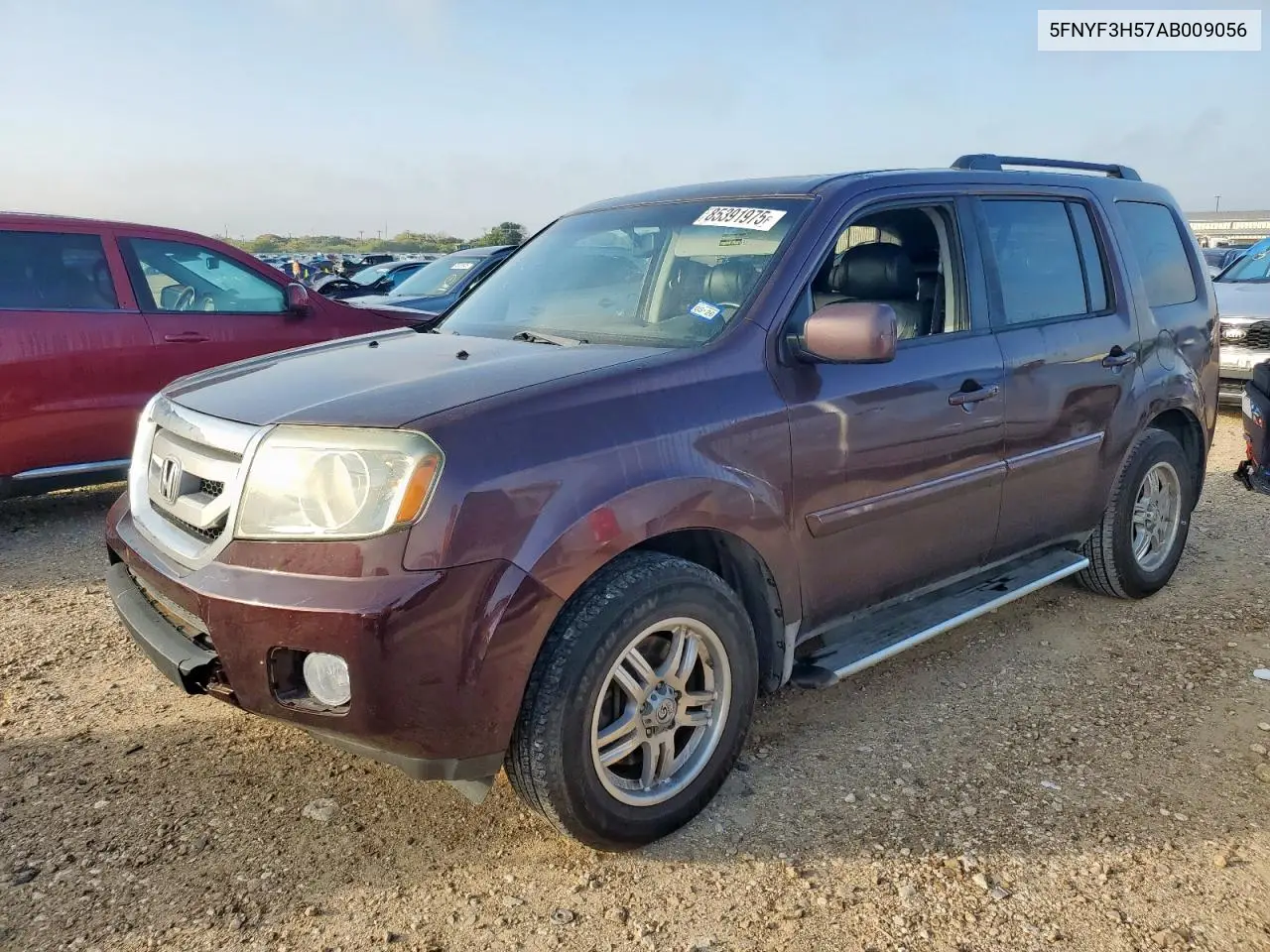 5FNYF3H57AB009056 2010 Honda Pilot Exl