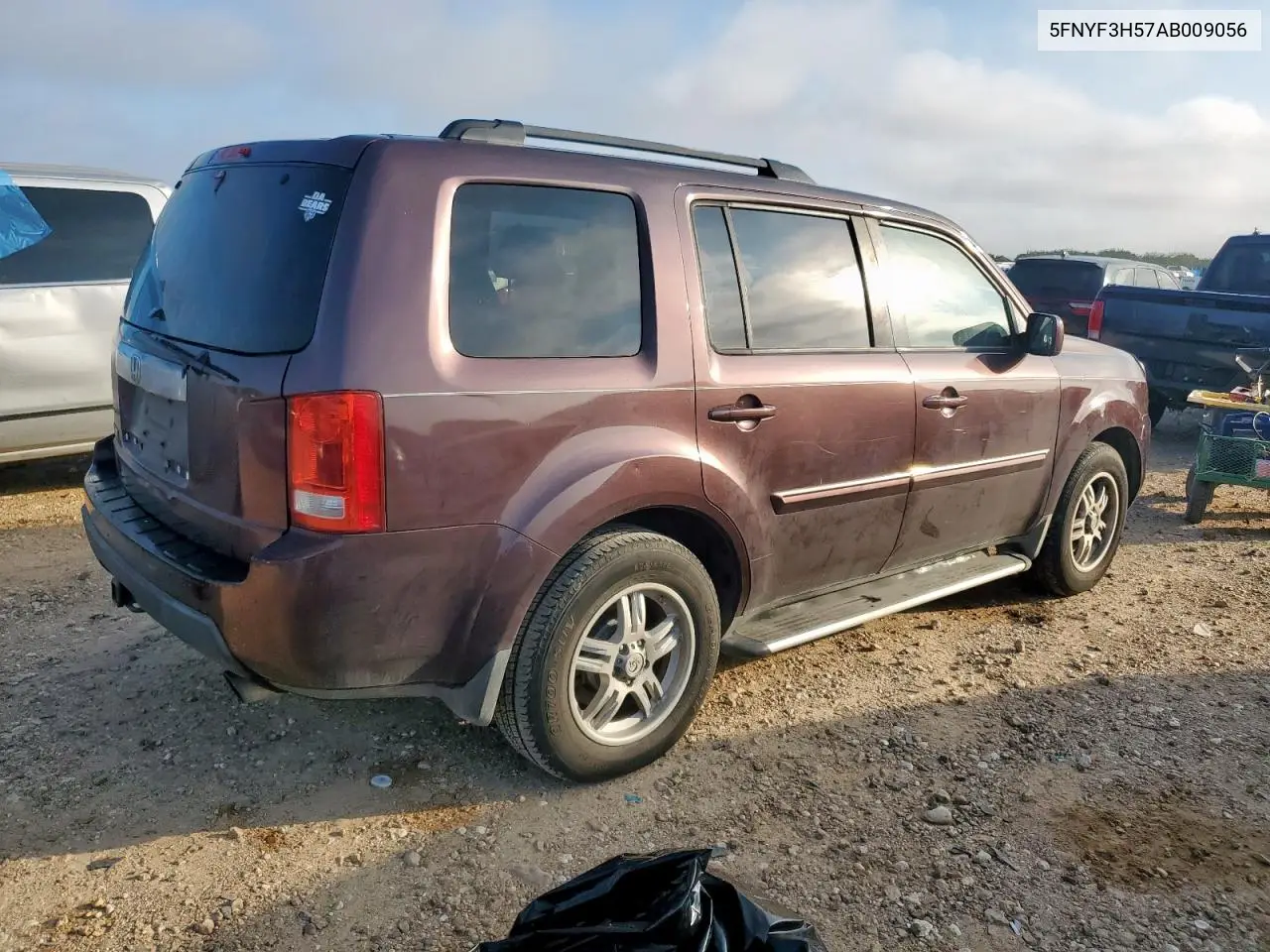 5FNYF3H57AB009056 2010 Honda Pilot Exl