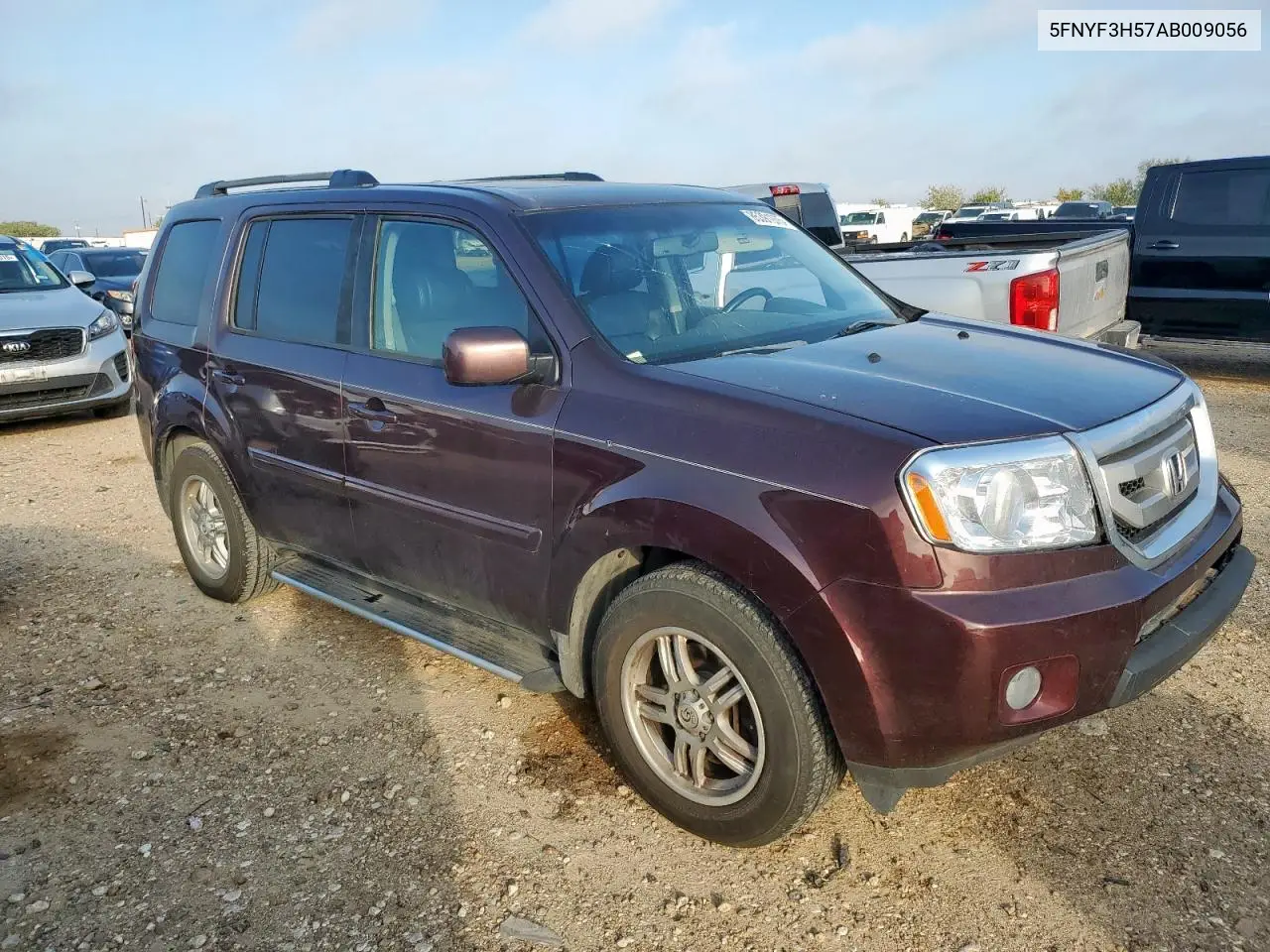5FNYF3H57AB009056 2010 Honda Pilot Exl