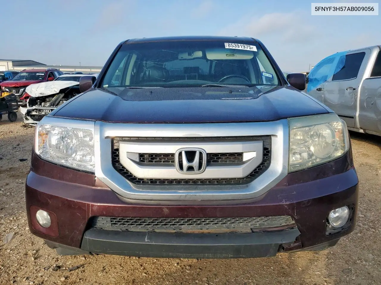 5FNYF3H57AB009056 2010 Honda Pilot Exl