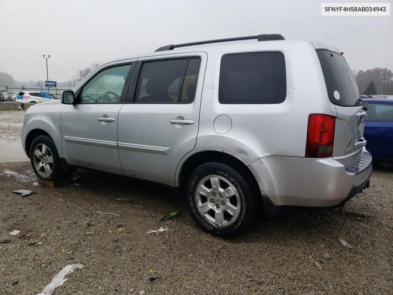 5FNYF4H58AB034943 2010 Honda Pilot Exl