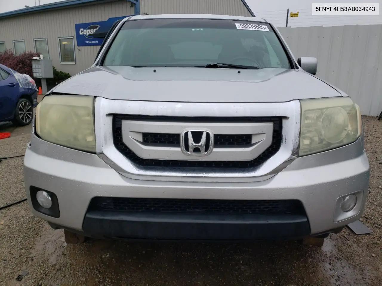 5FNYF4H58AB034943 2010 Honda Pilot Exl