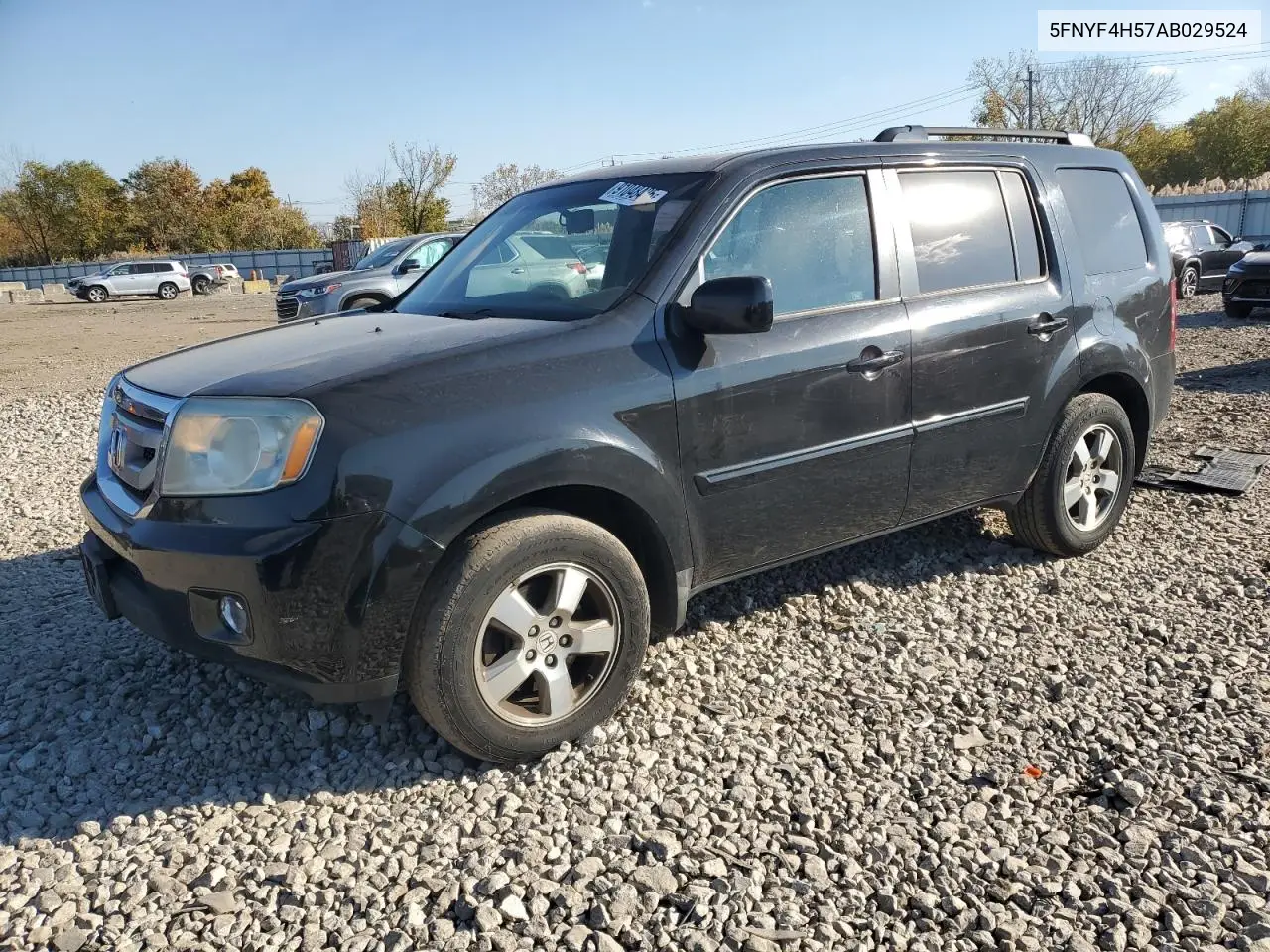 5FNYF4H57AB029524 2010 Honda Pilot Exl