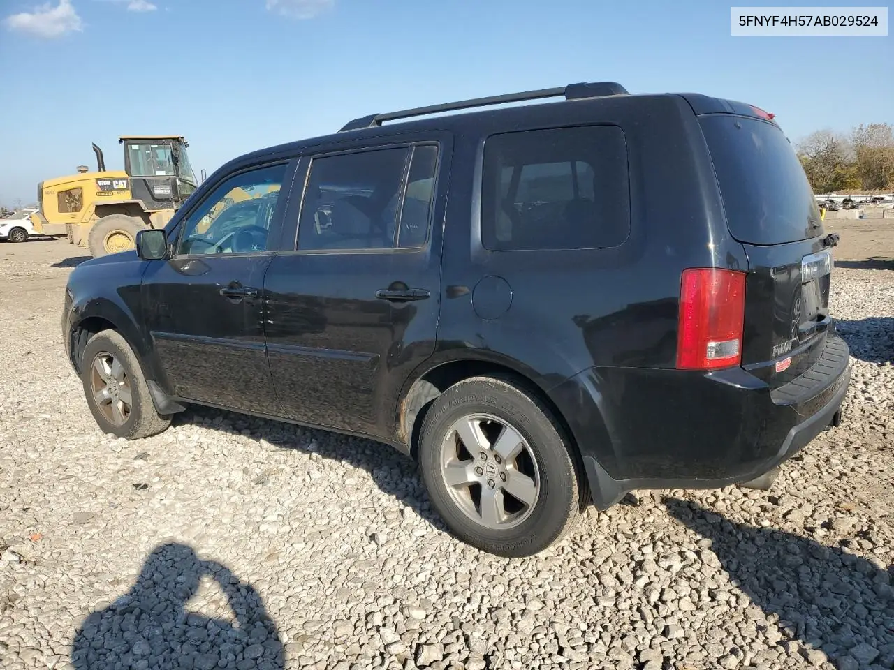 5FNYF4H57AB029524 2010 Honda Pilot Exl