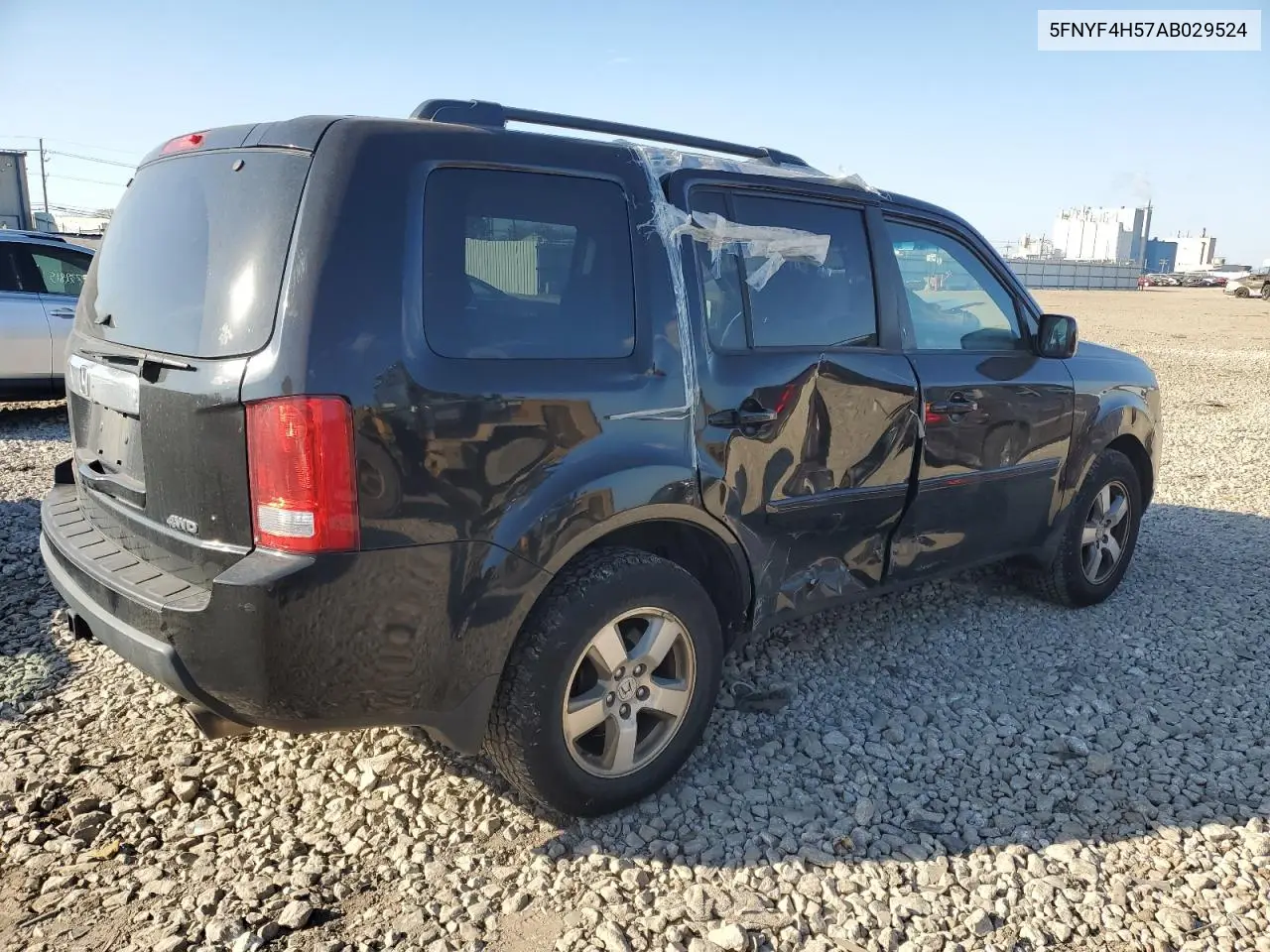 5FNYF4H57AB029524 2010 Honda Pilot Exl