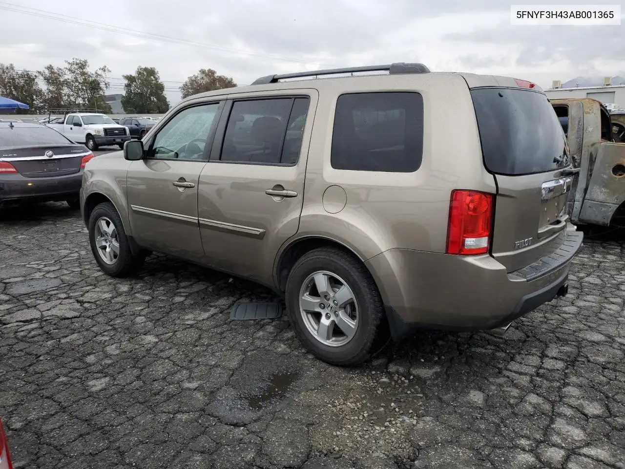 5FNYF3H43AB001365 2010 Honda Pilot Ex