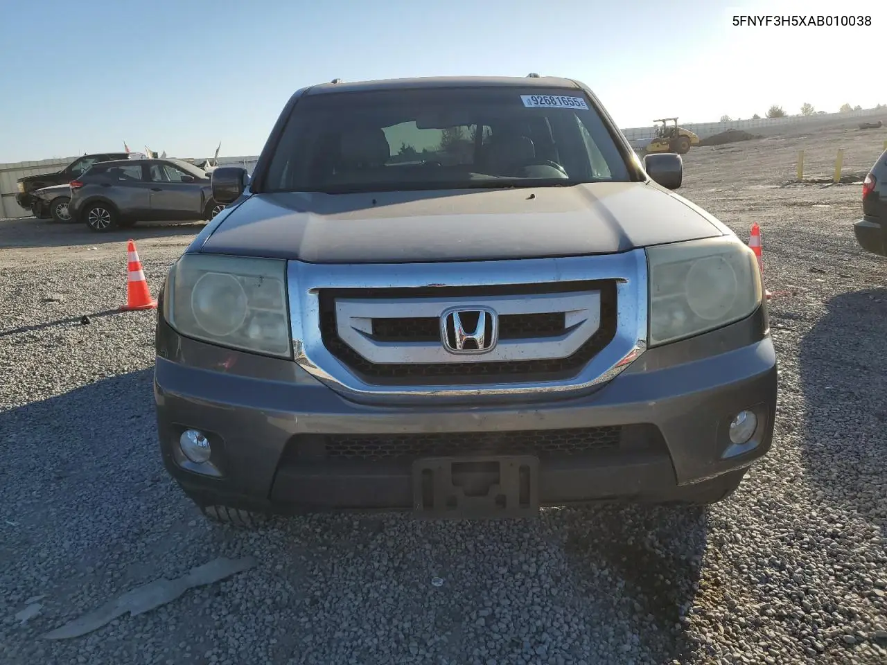 5FNYF3H5XAB010038 2010 Honda Pilot Exl