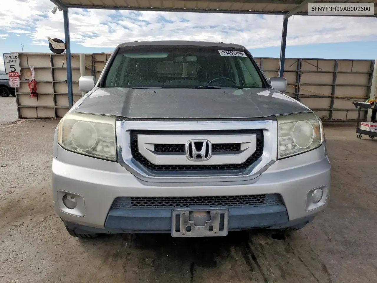 5FNYF3H99AB002600 2010 Honda Pilot Touring