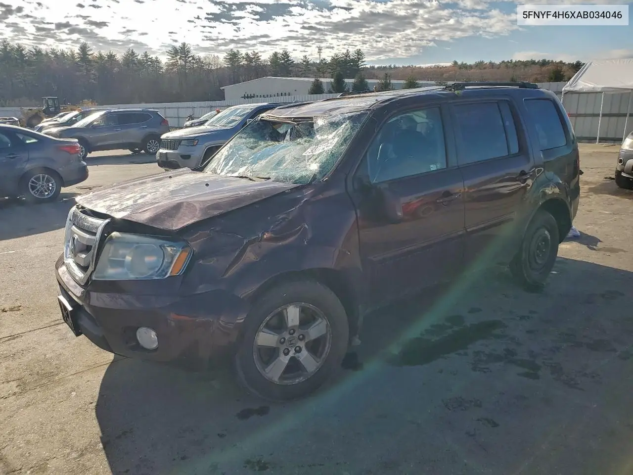 5FNYF4H6XAB034046 2010 Honda Pilot Exl