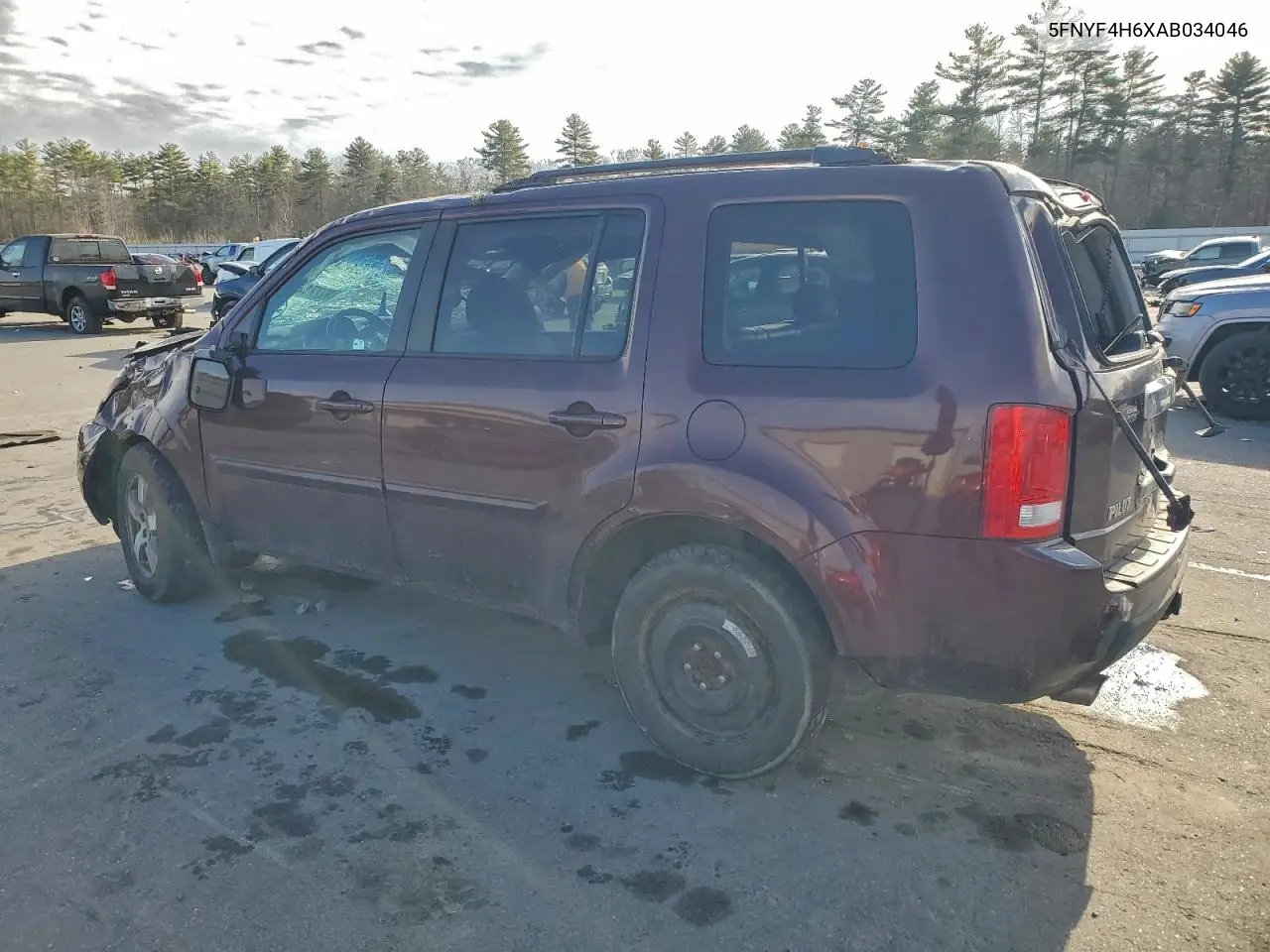 5FNYF4H6XAB034046 2010 Honda Pilot Exl