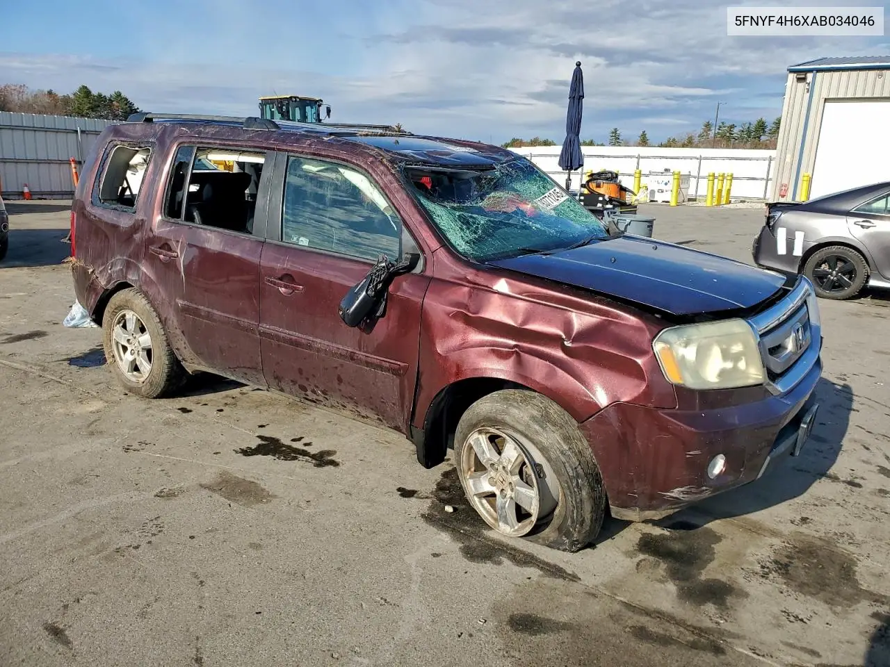 5FNYF4H6XAB034046 2010 Honda Pilot Exl