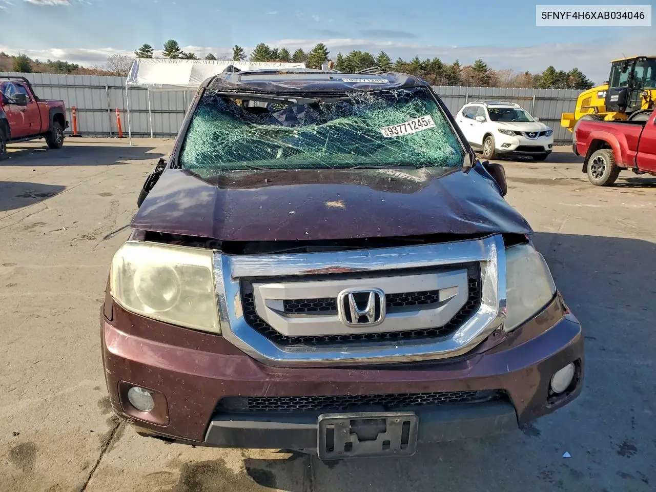5FNYF4H6XAB034046 2010 Honda Pilot Exl