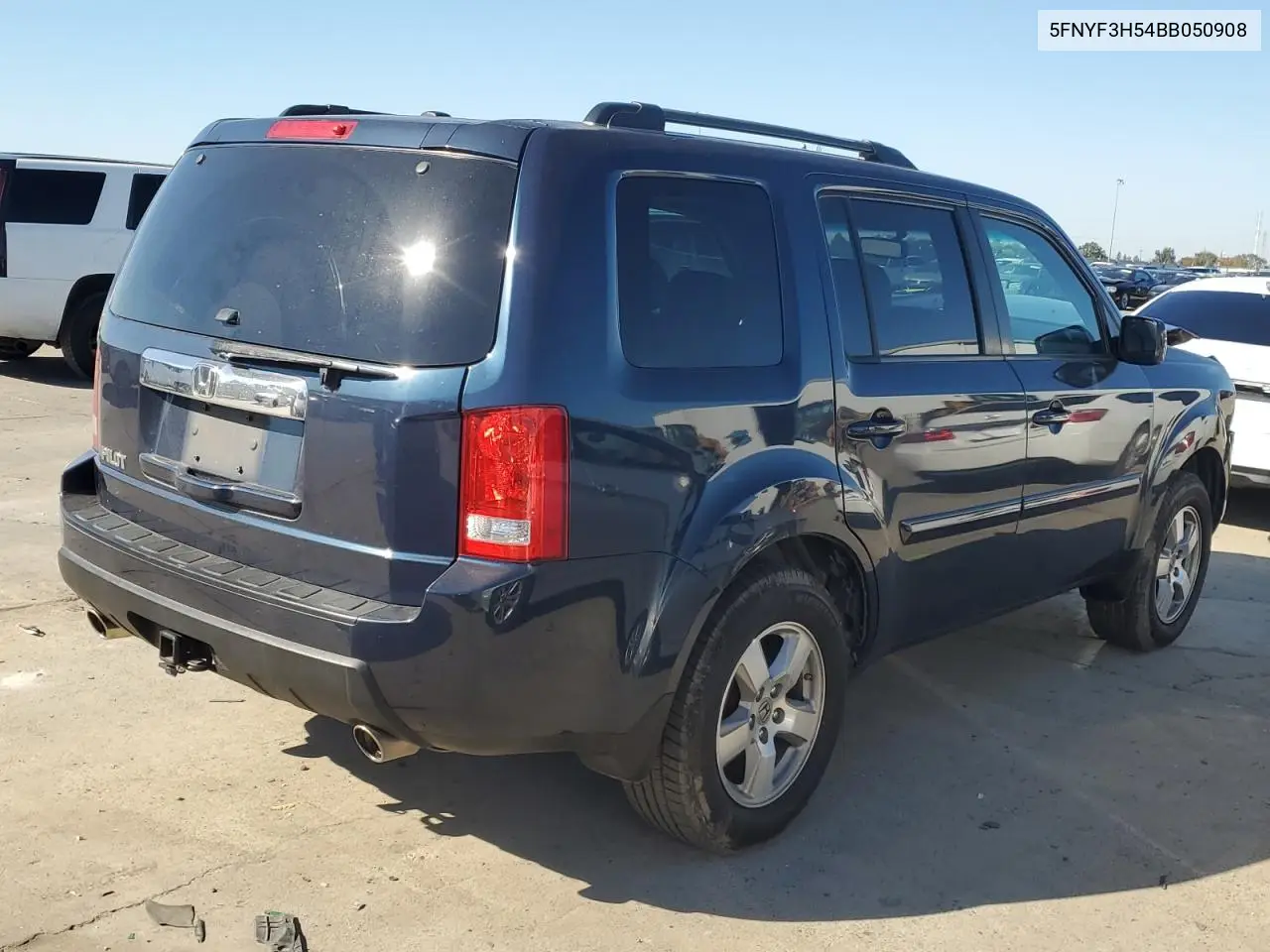 5FNYF3H54BB050908 2011 Honda Pilot Exl
