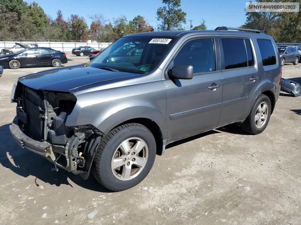 5FNYF4H69BB012802 2011 Honda Pilot Exl