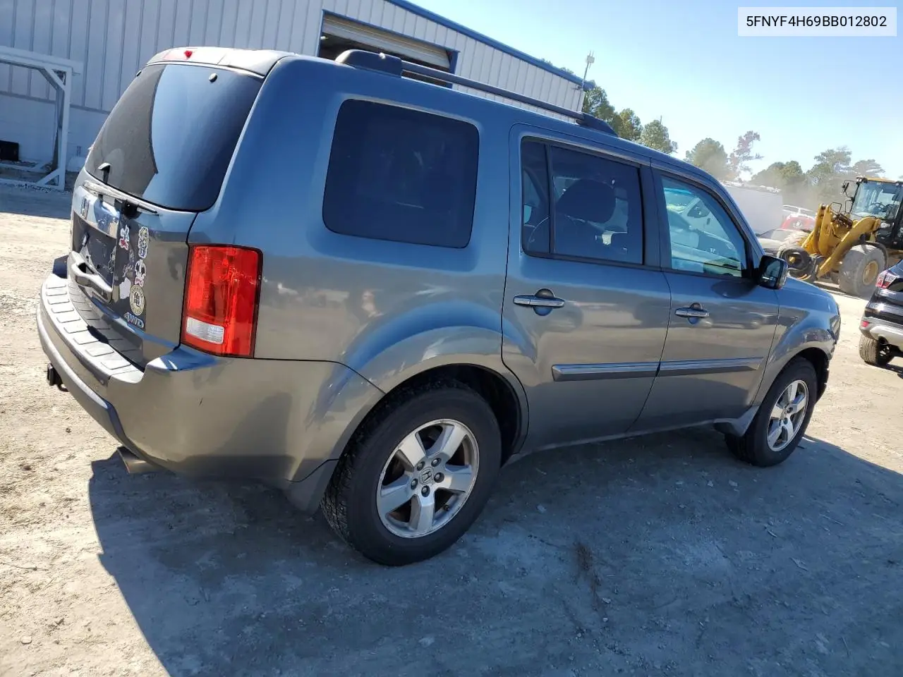 5FNYF4H69BB012802 2011 Honda Pilot Exl