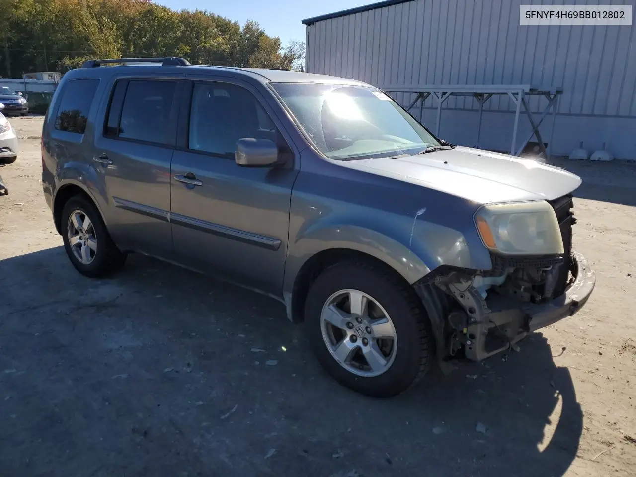 5FNYF4H69BB012802 2011 Honda Pilot Exl