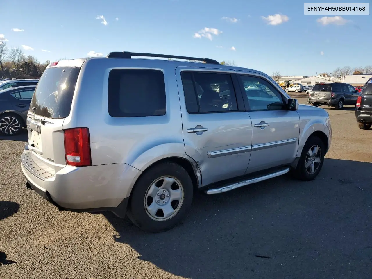 5FNYF4H50BB014168 2011 Honda Pilot Exl