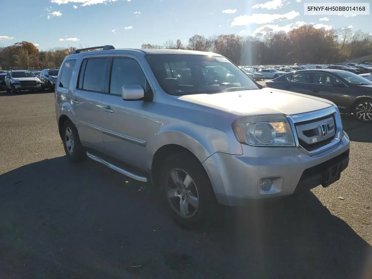 5FNYF4H50BB014168 2011 Honda Pilot Exl